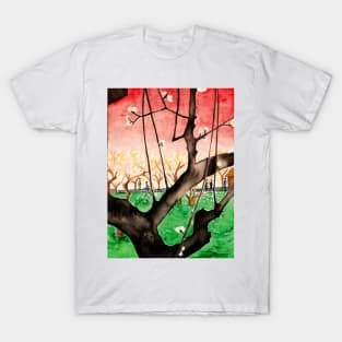 Watercolor - Japanese hanami T-Shirt